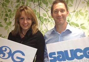 Claire Gordon and John Twitchen of new communications firm Copper Consultancy